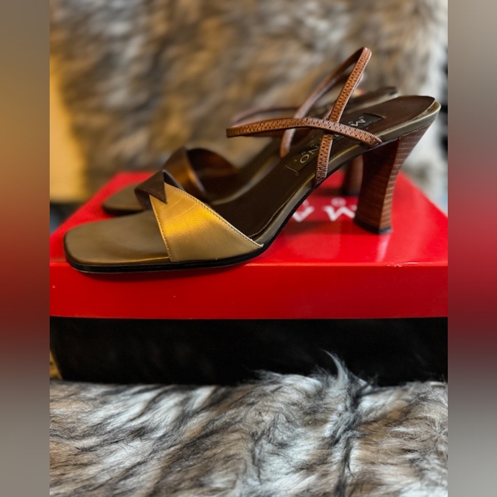 Marino Orlandi Brown Women's Sandals - Picture 4 of 5